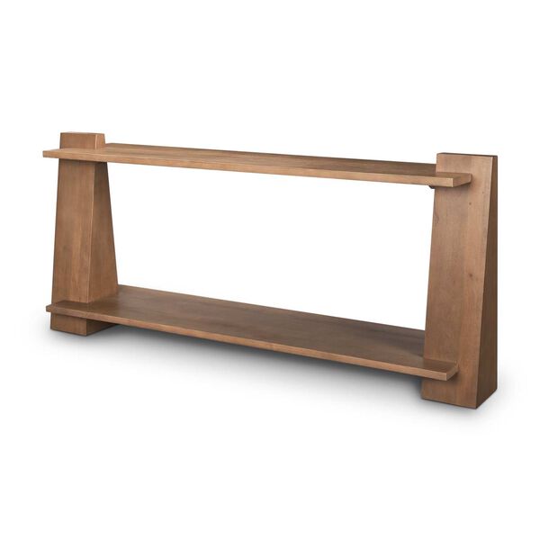 Eula Medium Brown Wood Console Table, image 1