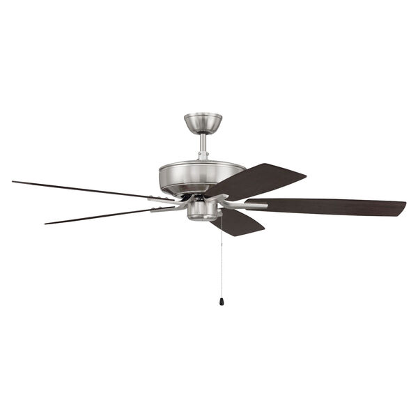 Pro Plus Brushed Polished Nickel 52-Inch Ceiling Fan, image 3