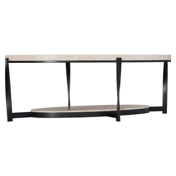 Berkshire Aged Pewter and Black 53-Inch Cocktail Table, image 4