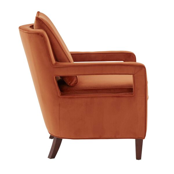 Questa Burnt Orange Accent Chair, image 2