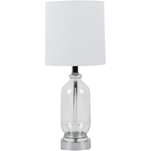 Manitoba Clear White Table Lamp, image 1