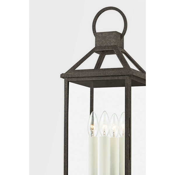 Sanders French Iron Four-Light Outdoor Post, image 3