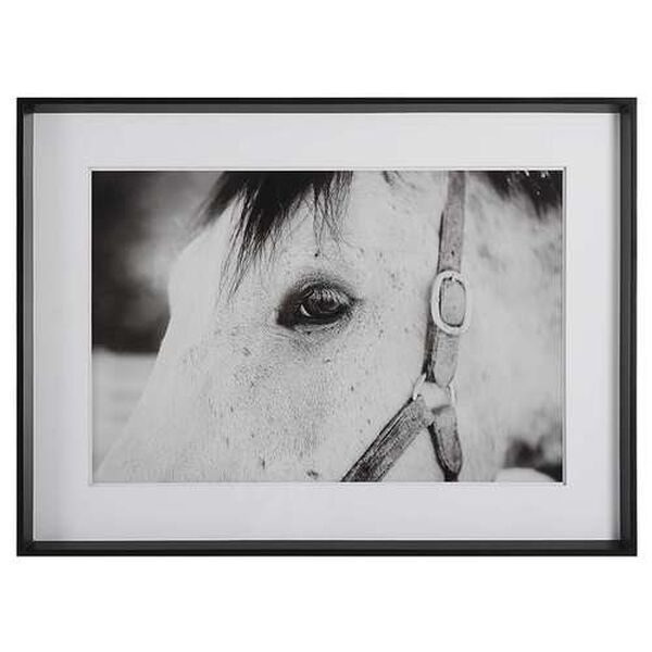 Eye Of The Beholder Black and White 46 x 34-Inch Framed Print, image 2