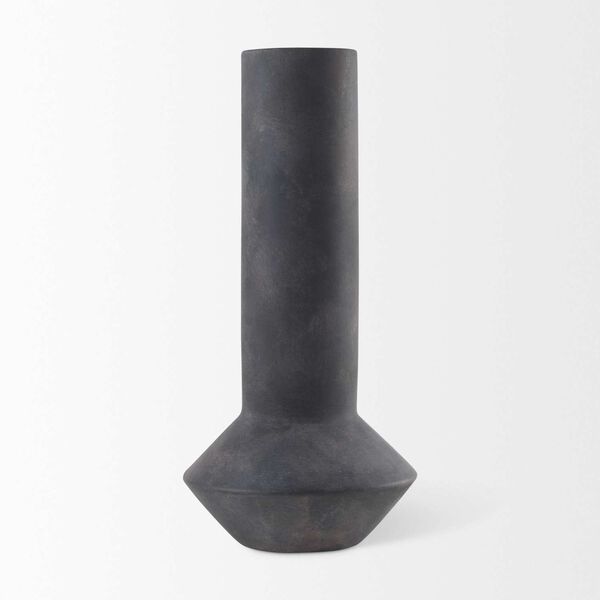 Esme Dark Gray Ceramic Vase, image 2