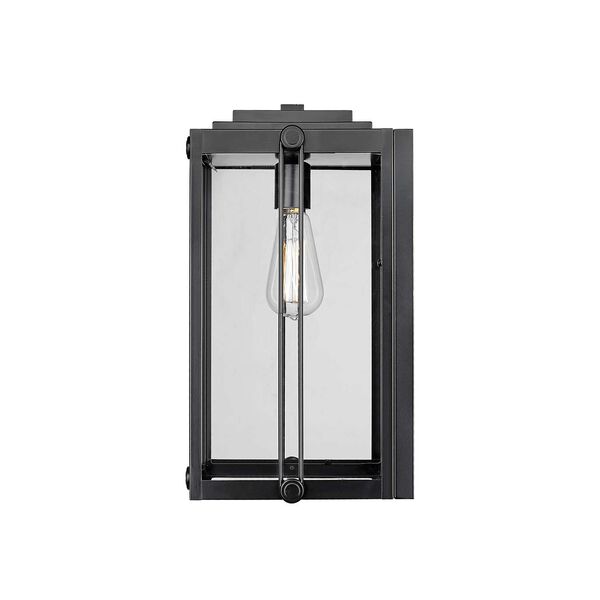 Oakland Powder Coated Black One-Light Outdoor Wall Sconce, image 4