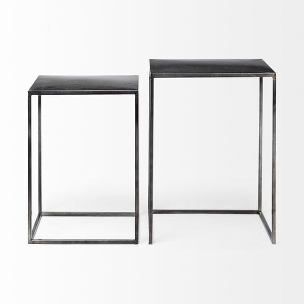 Kasey Black Nesting Accent Table, Set of 2, image 6