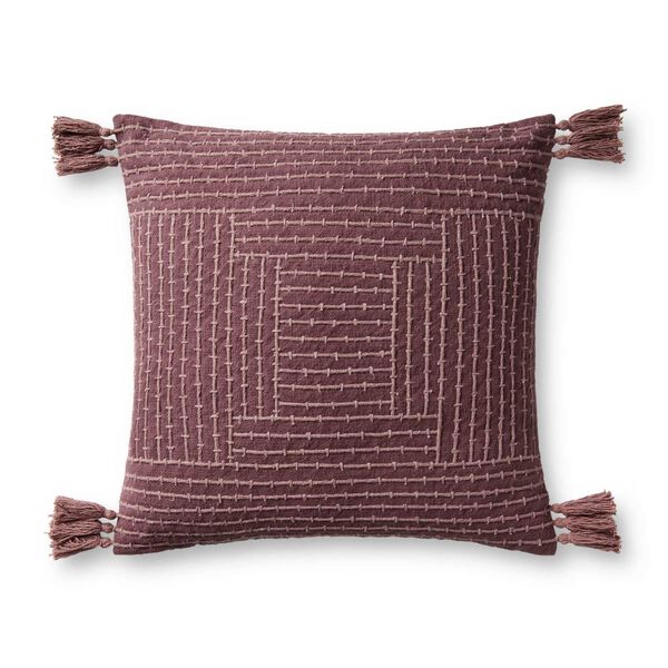 Mulberry 22 x 22 Inch Accent Pillow, image 1