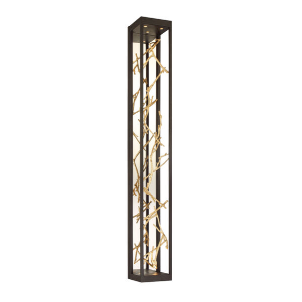 Aerie Bronze and Gold Six-Light LED Wall Sconce, image 1