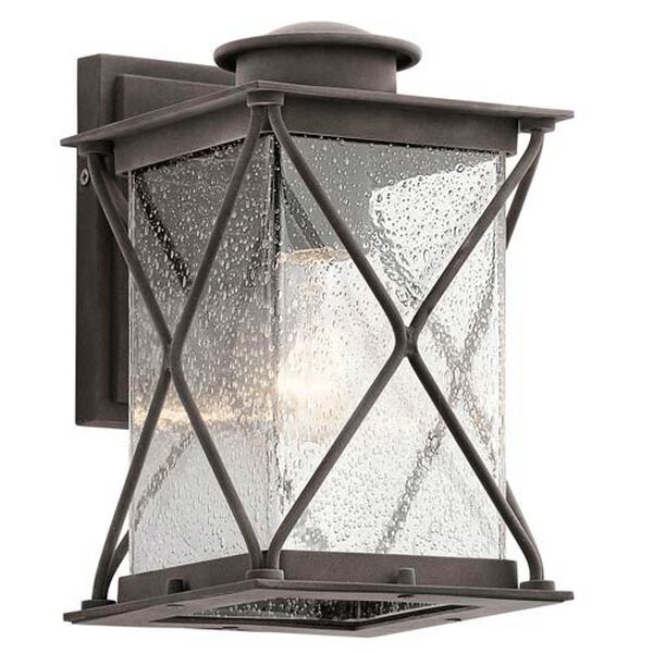 Lincoln Weathered Zinc 6-Inch One-Light Outdoor Wall Sconce, image 1