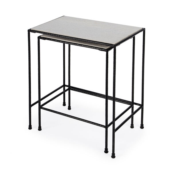Carrera Marble Nesting Tables, image 2