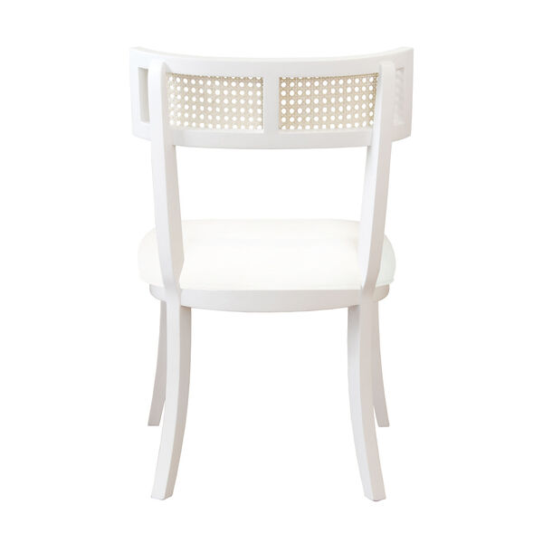 Matte White Klismos Dining Chair, image 2
