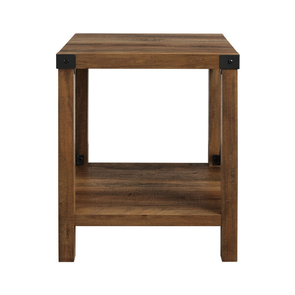 Rustic Oak Side Table, image 3