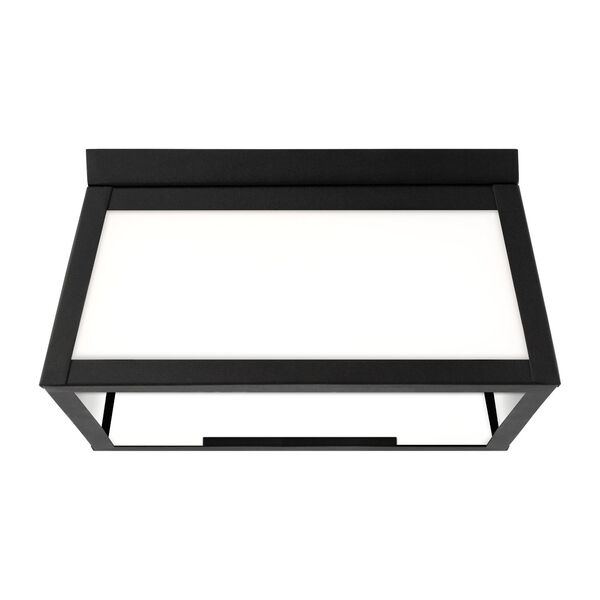 Founders Black Two-Light Outdoor Flush Mount, image 5