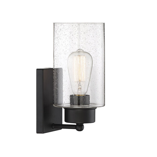 Nicollet Matte Black One-Light Wall Sconce, image 3