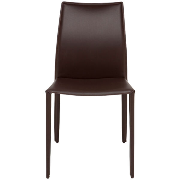 Sienna Brown Armless Dining Chair, image 2