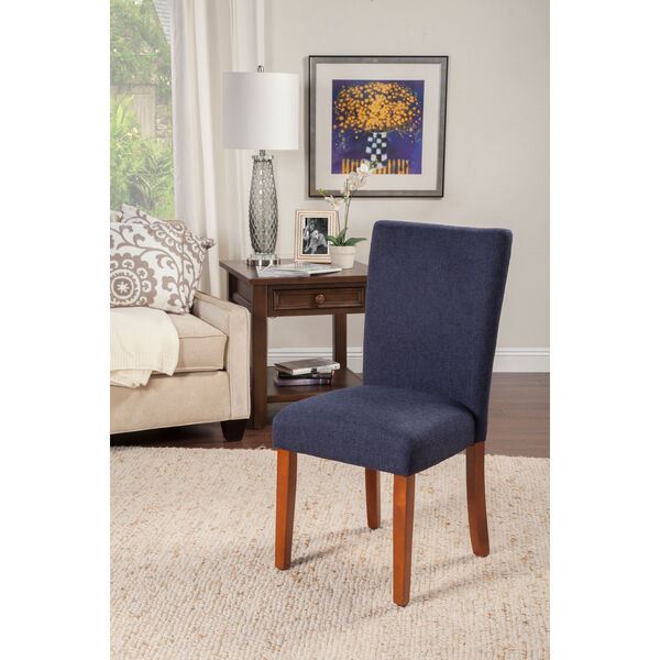 Parsons Chair, Blue Floral, Set of Two, image 2