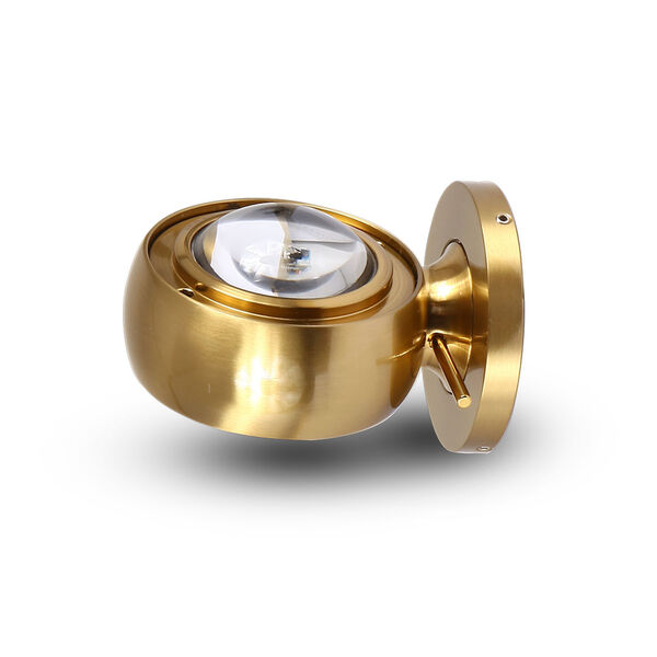 Orbit Antique Brass Adjustable LED Wall Sconce, image 4