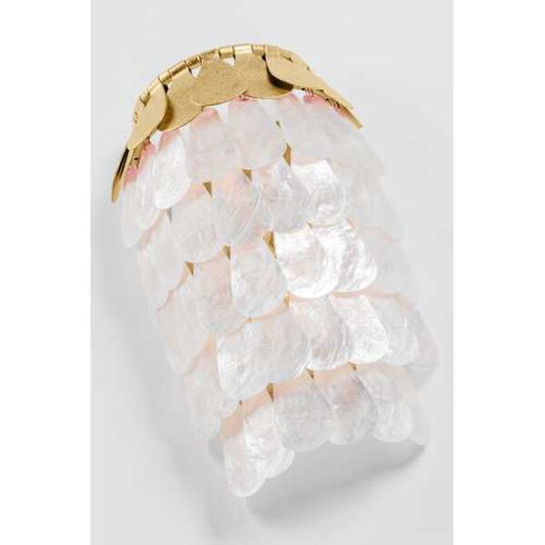 Coralie Vintage Gold Two-Light Wall Sconce, image 2