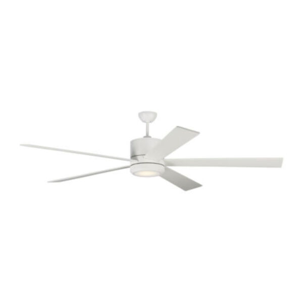 Vision Matte White 72-Inch LED Ceiling Fan, image 1