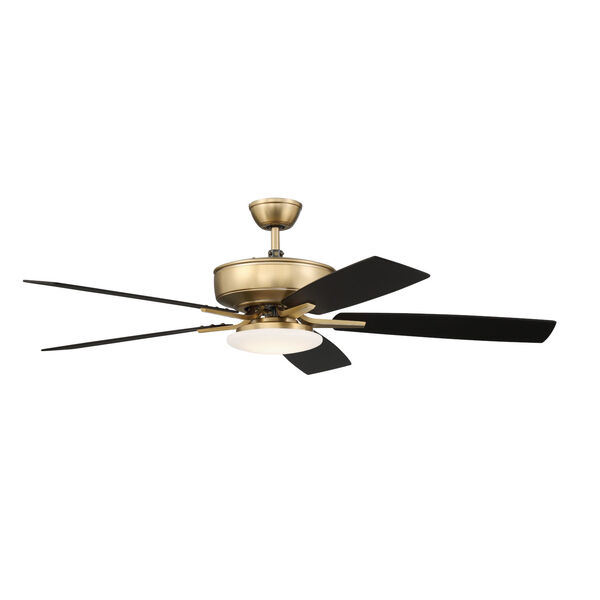 Pro Plus Satin Brass 52-Inch LED Ceiling Fan, image 5