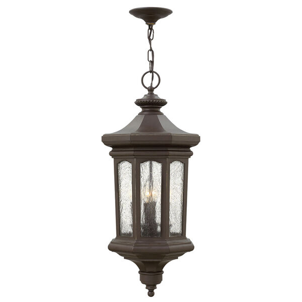 Raley Oil Rubbed Bronze 12-Inch Four-Light Outdoor LED Hanging Pendant, image 4