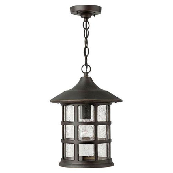 Hillgate Rubbed Bronze One-Light Outdoor Pendant, image 1