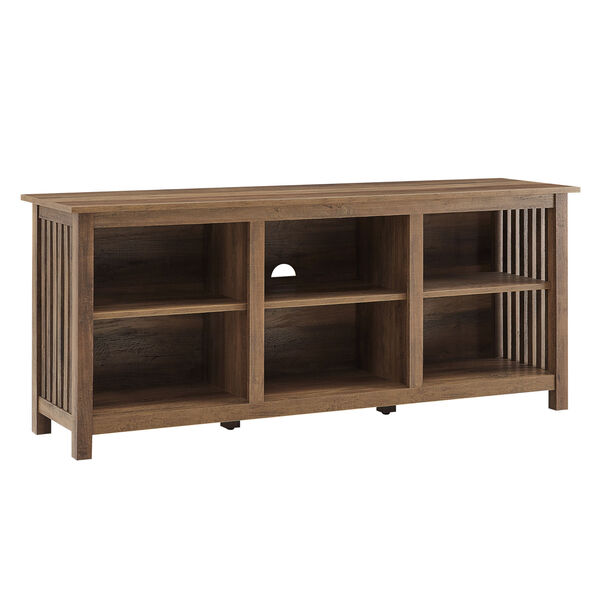 Mission 58-Inch Slatted Side Wood Console, image 4