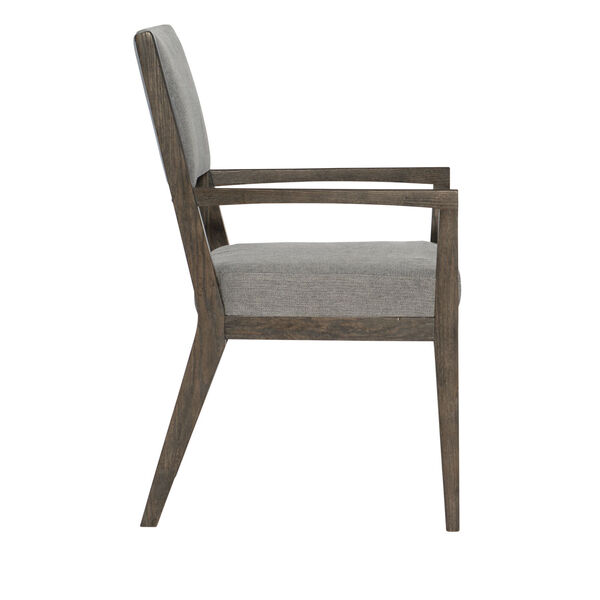 Linea Gray Dining Upholstered Arm Chair, image 2