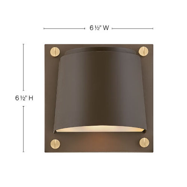 Coastal Elements Scout Architectural Bronze LED Outdoor Wall Mount, image 2