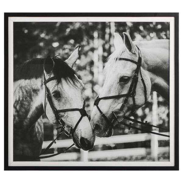 Apple Of My Eye Black and White 40 x 36-Inch Framed Print, image 2