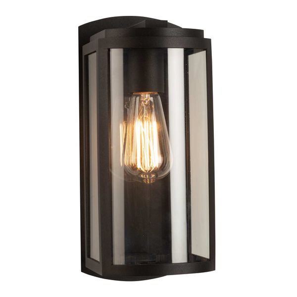 Lakewood Matte Black 13-Inch LED Outdoor Wall Sconce, image 3