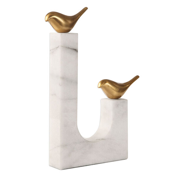 Songbirds Brass Sculpture, image 3