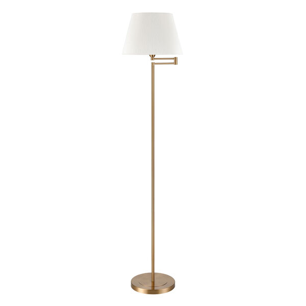 Scope Aged Brass One-Light Floor Lamp, image 2