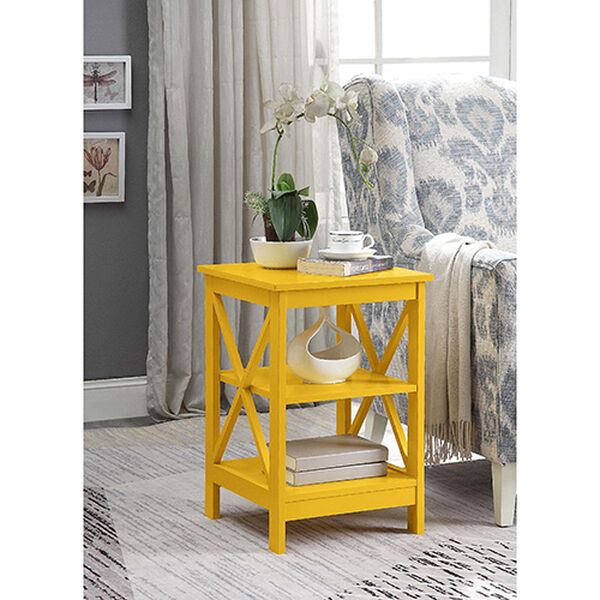 Oxford Yellow End Table, image 4