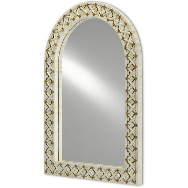 Ellaria Tan and Brass Wall Mirror, image 2