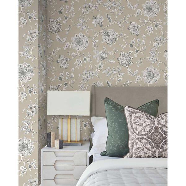 Sutton Taupe Wallpaper, image 1