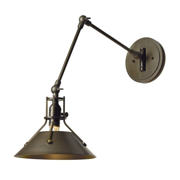 Henry Bronze One-Light Wall Sconce with Bronze Accents, image 2