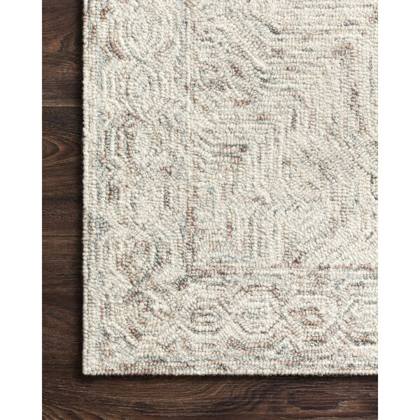 Ziva Neutral 2 Ft. 6 In. x 9 Ft. 9 In. Hand Tufted Rug, image 3