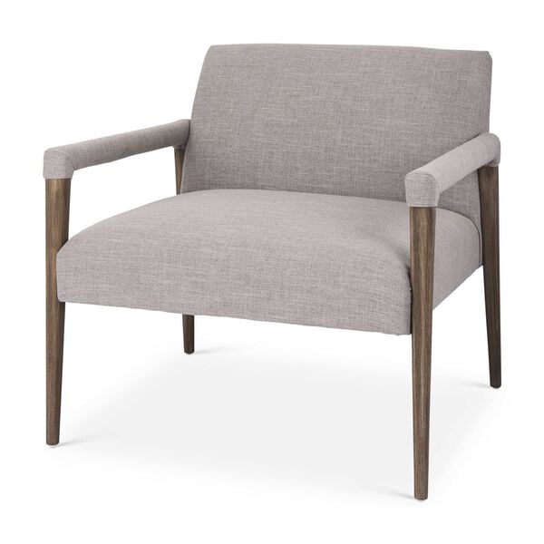Palisades Gray and Brown Accent Chair, image 1