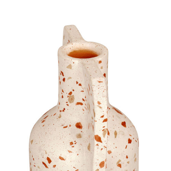 Urbino White Terrazzo Terracotta Ceramic Vase, image 5