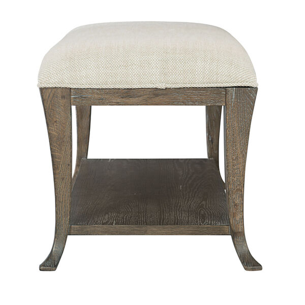 Rustic Patina Distressed White Bench, image 3