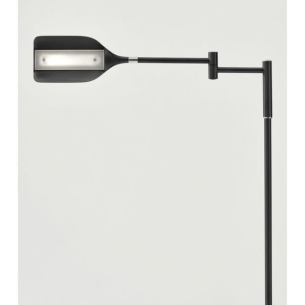 Leaf Black Integrated LED Floor Lamp, image 3
