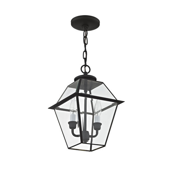 Westover Black Two-Light Outdoor Pendant, image 5