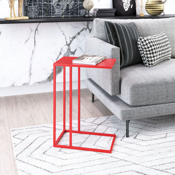 Atom Red Side Table, image 2