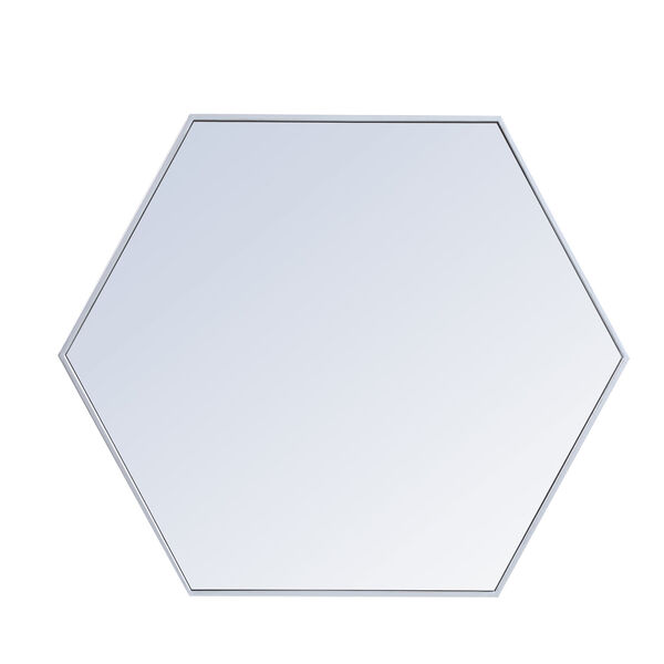 Eternity Silver 38-Inch Hexagon Mirror, image 6