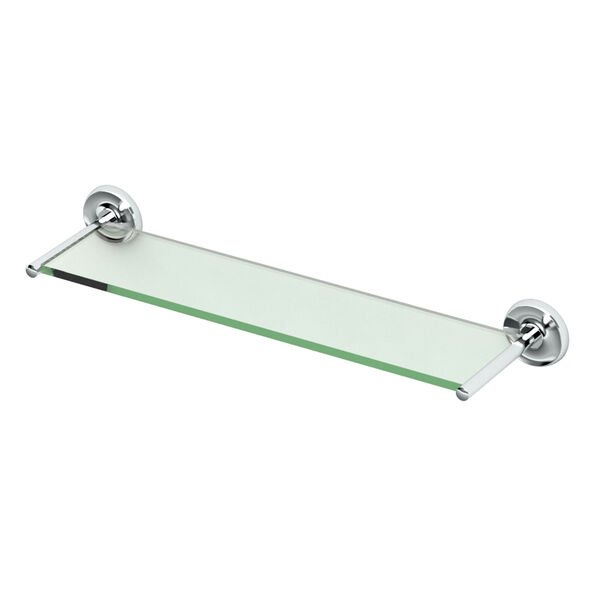 Designer II Chrome Glass Shelf, image 1