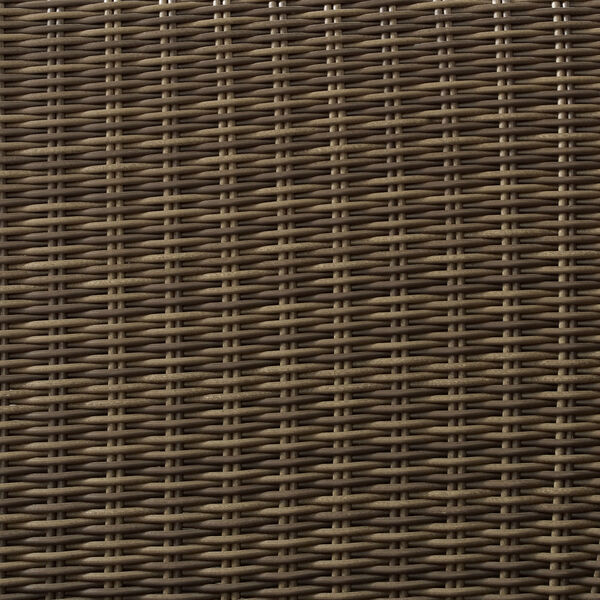 Bradenton Weathered Brown and Gray Outdoor Wicker Armchair, image 5
