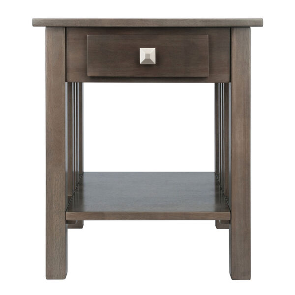 Stafford Oyster Gray End Table, image 3