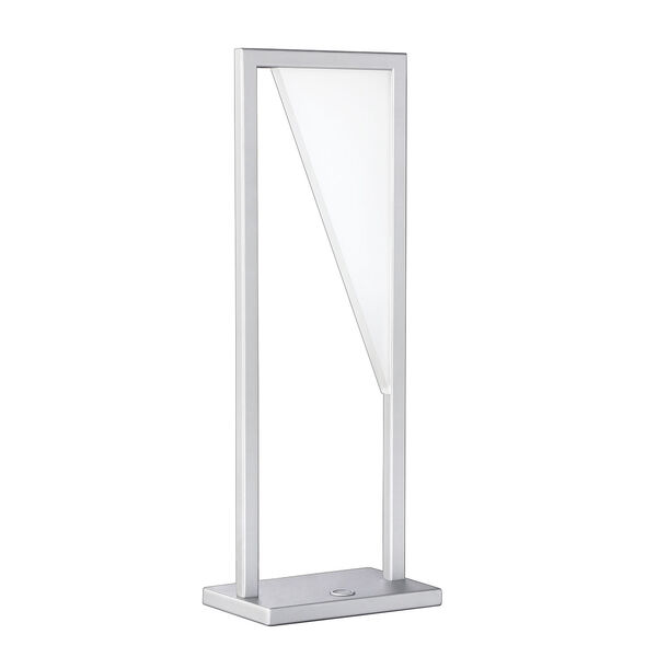 Voxx Silver 20-Inch Integrated LED Table Lamp, image 1