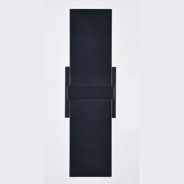 Lavage Textured Black Outdoor Wall Lamp, image 5
